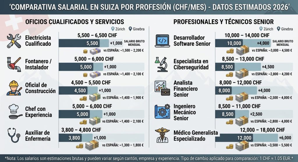 grafico diferencia de salarios suiza