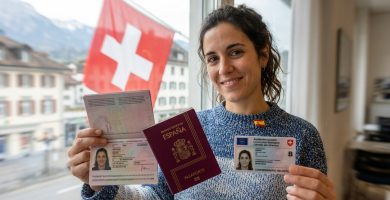 Permiso de residencia en Suiza para españoles: requisitos y trámites