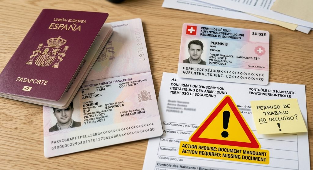 documentos para emigrar a suiza